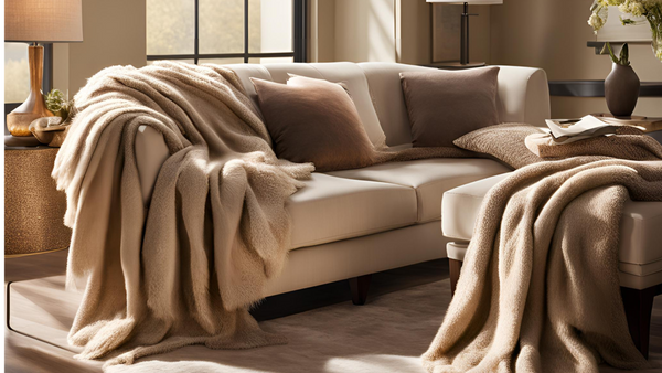 Cozy Up with Our Luxurious Throws, Perfect for Adding Warmth and Texture to Any Space