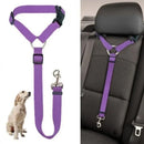 Adjustable Pet Car Seat Belt – 2-in-1 Safety Harness and Leash for Dogs and Cats