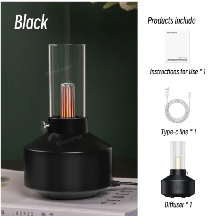 Portable Mini Aroma Diffuser - USB Air Humidifier & Essential Oil Night Light