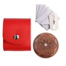 Bread Lame Dough Scoring Tool for Baking | Wooden Handle, Leather Bag, 5 Replaceable Blades