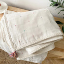 Muslin Blanket | 100% Cotton Sofa Bed Summer Blanket for Home | Decorative Bedspread 200x230cm