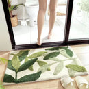 Floral Non-Slip Absorbent Microfiber Bath Mat