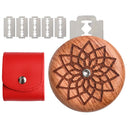 Bread Lame Dough Scoring Tool for Baking | Wooden Handle, Leather Bag, 5 Replaceable Blades