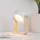 Nordic Wood Handle Foldable Night Light – Portable Lantern LED Reading Lamp with USB Charging