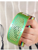 Rocker Style Stainless Steel Manual Garlic Crusher Press