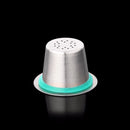 Stainless Steel Refillable Nespresso Coffee Capsule | Reusable Italian Coffee Filter Cup