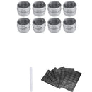 Magnetic Stainless Steel Spice Jars | Kitchen Storage with Labels