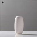 Minimalist Japandi White Handmade Ceramic Vase