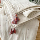 Muslin Blanket | 100% Cotton Sofa Bed Summer Blanket for Home | Decorative Bedspread 200x230cm