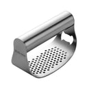 Rocker Style Stainless Steel Manual Garlic Crusher Press