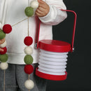 Nordic Wood Handle Foldable Night Light – Portable Lantern LED Reading Lamp with USB Charging