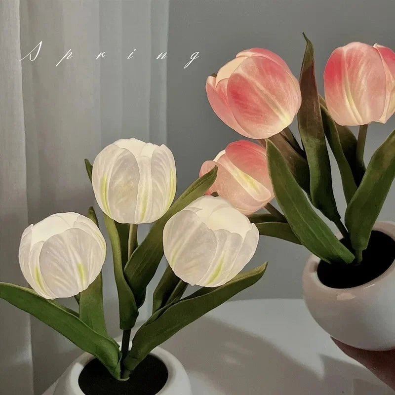LED Tulip Lamp – Decorative Night Light