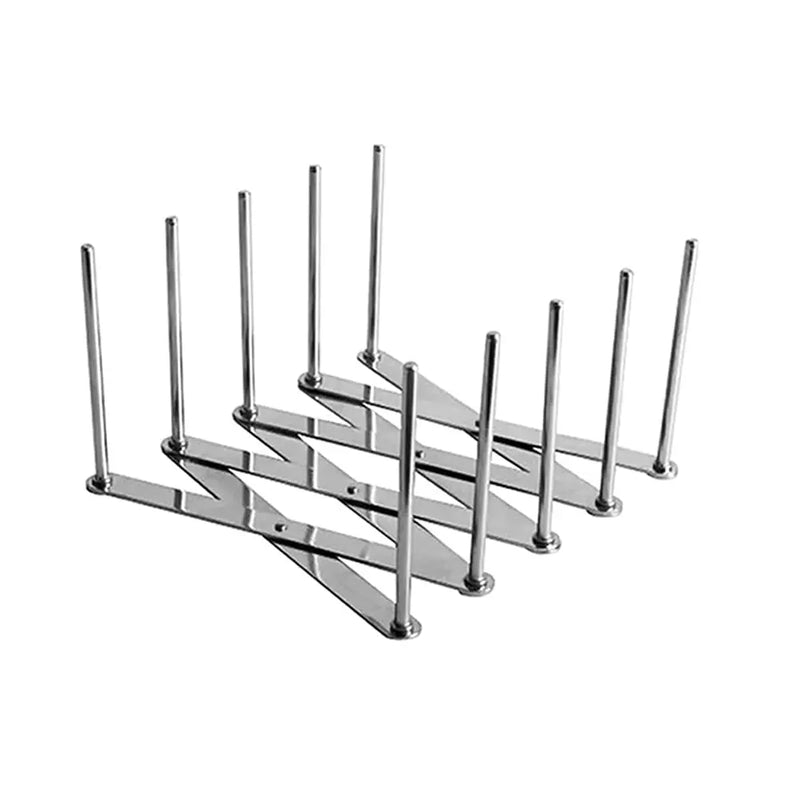 Leeseph Pan Lid Organizer and Multi-Functional Rack – Stainless Steel Cabinet Door Holder