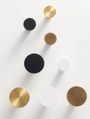 Nurlin Solid Brass Circular Cabinet Knobs & Bathroom Hooks