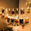 Photo Clip String Lights - 10/20/30/40 LED Fairy Lights for Hanging Pictures & Cards