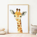 Safari Animal Nursery Wall Art | Set of 3 Prints for Baby Kids’ Bedroom Decor