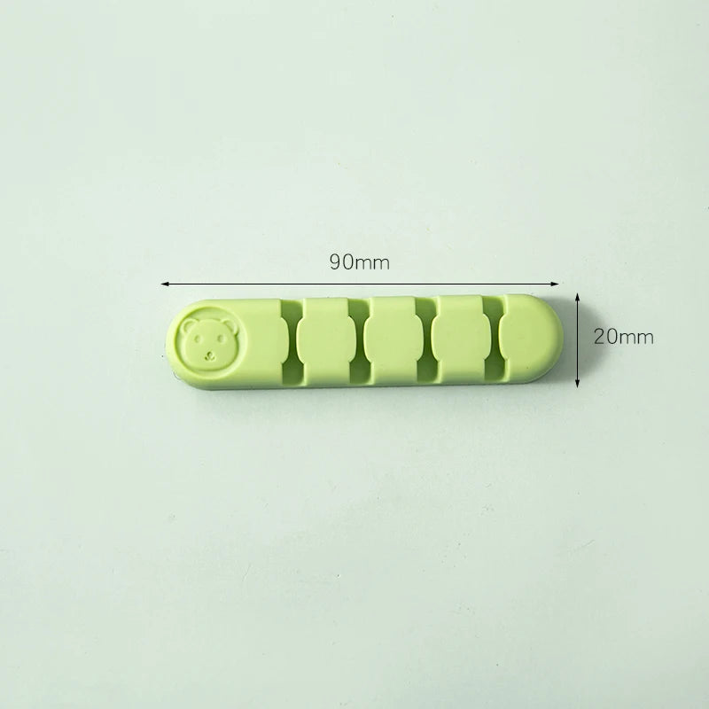 Cute Modern Cable Organizer Clips for Home Office Desktop and Home Decor