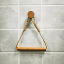 Wall-Mounted Wooden Toilet Paper Holder – Stylish Bathroom Accessory