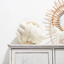 Knot Ball Pillow | Soft Plush Round Cushion for Bedroom or Home Decor