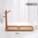 Wooden Jewellery Display Stand | Organiser for Keys, Rings and Accessories