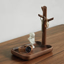 Wooden Jewellery Display Stand | Organiser for Keys, Rings and Accessories