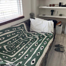 Large Snake Eye Throw Blanket for Home or Travel