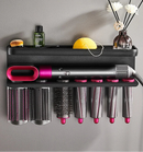 Wall Mounted Hairdryer Holder Storage Shelf