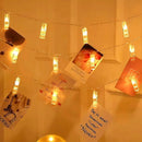 Photo Clip String Lights - 10/20/30/40 LED Fairy Lights for Hanging Pictures & Cards