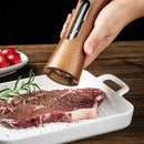 Premium Wooden Salt and Pepper Grinder Set with Base