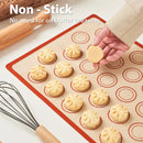 1PC Silicone Baking Mat for Oven - Reusable Non-Stick Bakeware Sheet