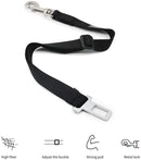 Adjustable Pet Car Seat Belt – Dog & Cat Safety Harness with Lead Clip for Vehicle Travel