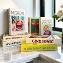 Cocktail Collection -  Luxury Fake Book Storage Box