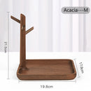 Wooden Jewellery Display Stand | Organiser for Keys, Rings and Accessories