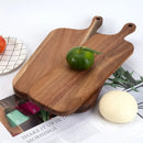 Wooden Serving Board with Handle | For Cheese, Bread, Charcuterie, Bread, Fruit