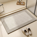 Modern Simple Chic Bathroom Mat | Diatomite Mud, Absorbent, Non-slip + Soft