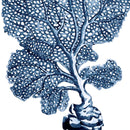 Navy Blue Coral Seaweed Wall Art | Prints for Bathroom, Living Room, Office & More