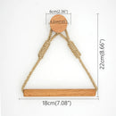 Wall-Mounted Wooden Toilet Paper Holder – Stylish Bathroom Accessory