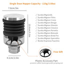 Coffee Grinder Single Dose Hopper with Bellows – Cleaning Tool for Eureka Mignon and Helios