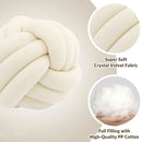 Knot Ball Pillow | Soft Plush Round Cushion for Bedroom or Home Decor