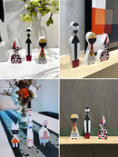 Kawaii Wood Handcrafted Decorative Sculptures & Figurines