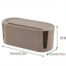 Modern Cable Management Organizer Box for Power Strips and Cords