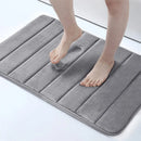Olanly Silicone Bath Mat Non-Slip Shower Bathroom Mat
