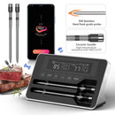 Smart Wireless Meat Thermometer with 800FT Range & Dual Sensors - Bluetooth Digital BBQ Probe