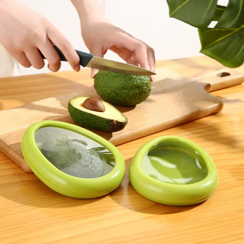 Fruits & Vegetable Savers Food Storage Containers – Fresh-Keeping Crisper Container Avocado, Onion
