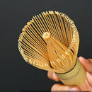 Japanese Matcha Tea Ceremony Set | Natural Bamboo Whisk & Pottery Bowl