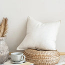 Earth-Tone Thick Cotton-Linen Blend Cushion Cover