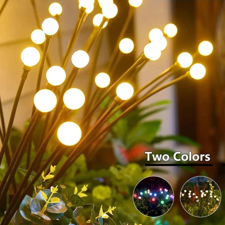 Solar Firefly Lawn Lamps – 6/8/10 LED Outdoor Garden Landscape Decoration
