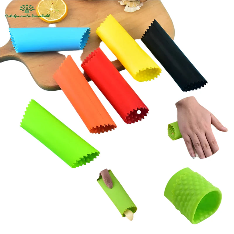 Silicone Garlic Peeler – Non-toxic, Easy-to-Use Kitchen Gadget for Fruit & Vegetable Peeling