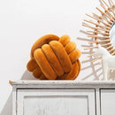 Knot Ball Pillow | Soft Plush Round Cushion for Bedroom or Home Decor