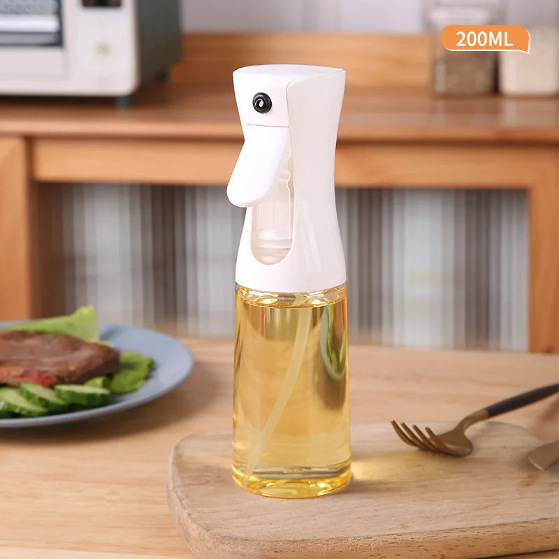 Premium Oil Spray Bottle – 200/300/500ML Refillable Olive Oil Dispenser for Cooking & BBQ